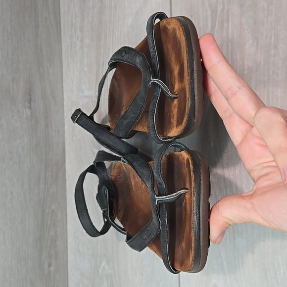 Chaco Women Loop Toe Ankle Leather Sandals Flats shoes sz 9 - Picture 4 of 11